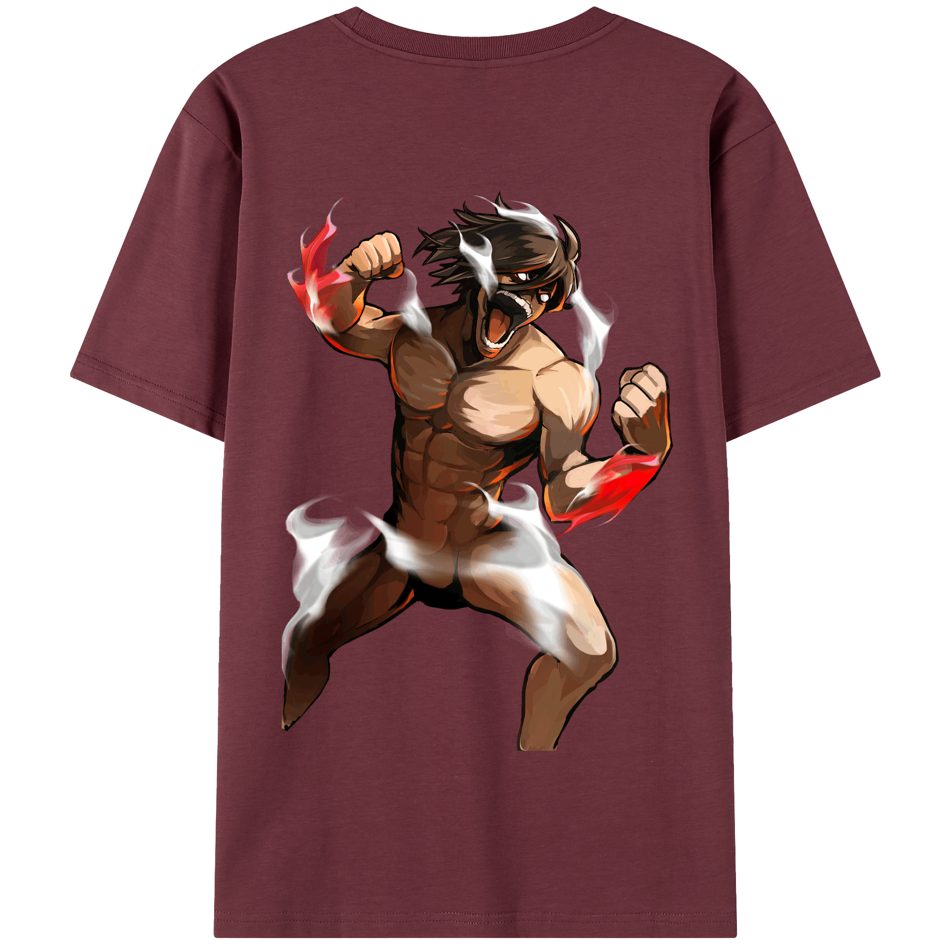 （画像用） 進撃の巨人 Attack on Titan 綿100％半袖Tシャツ（背面プリント）